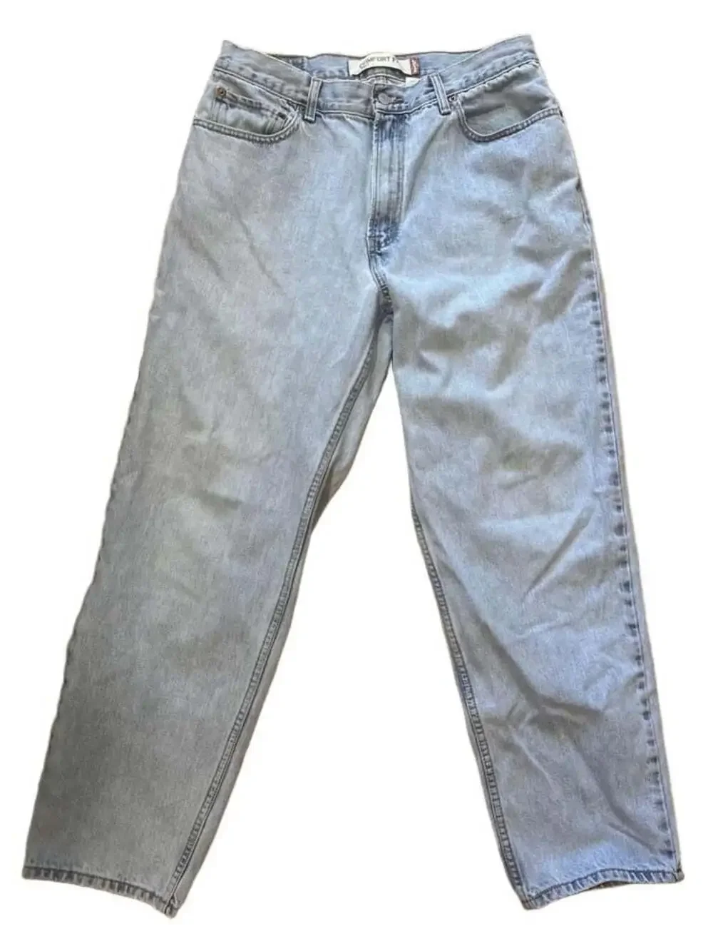 Vintage Levi's 560 Comfort Fit Light Wash Denim Jeans Size 34x32